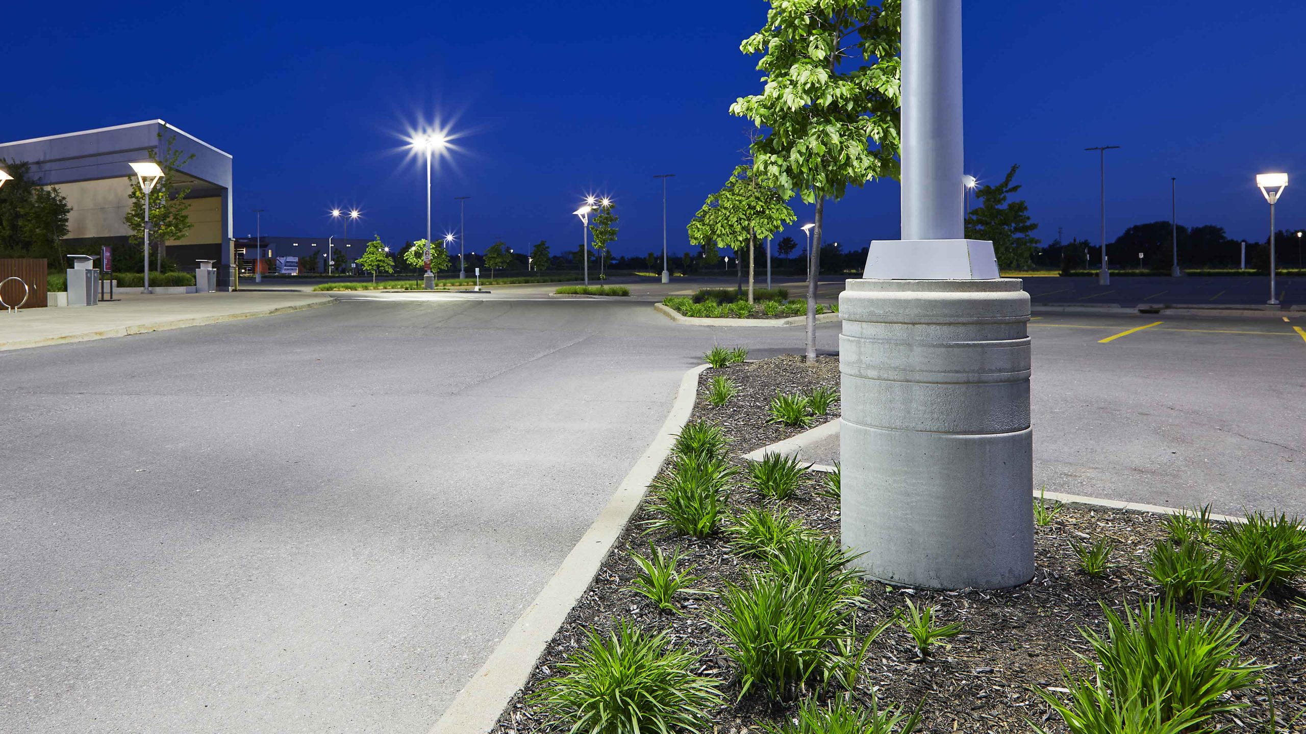 Pole Base at Tanger Mall